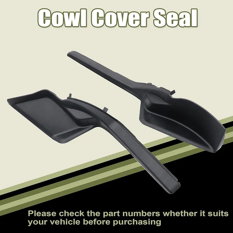 Priprilod Cowl Cover Seal Right & Left Compatible With Toyota RAV4 2019-2024 Compatible With Toyota RAV4 Prime 2021-2024 Front Hood Seal #53866-0R052