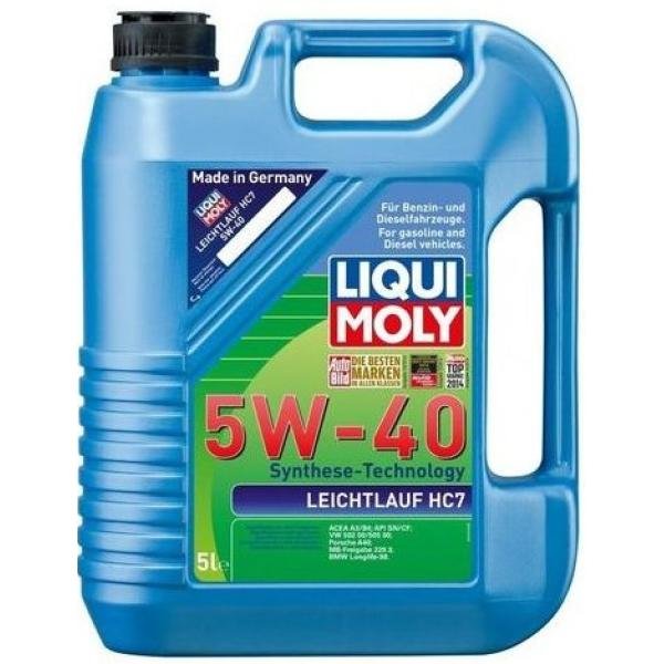 Liqui Moly 5L DieselAutomobiles Car Synthetic Tech Engine Oil 5W-40