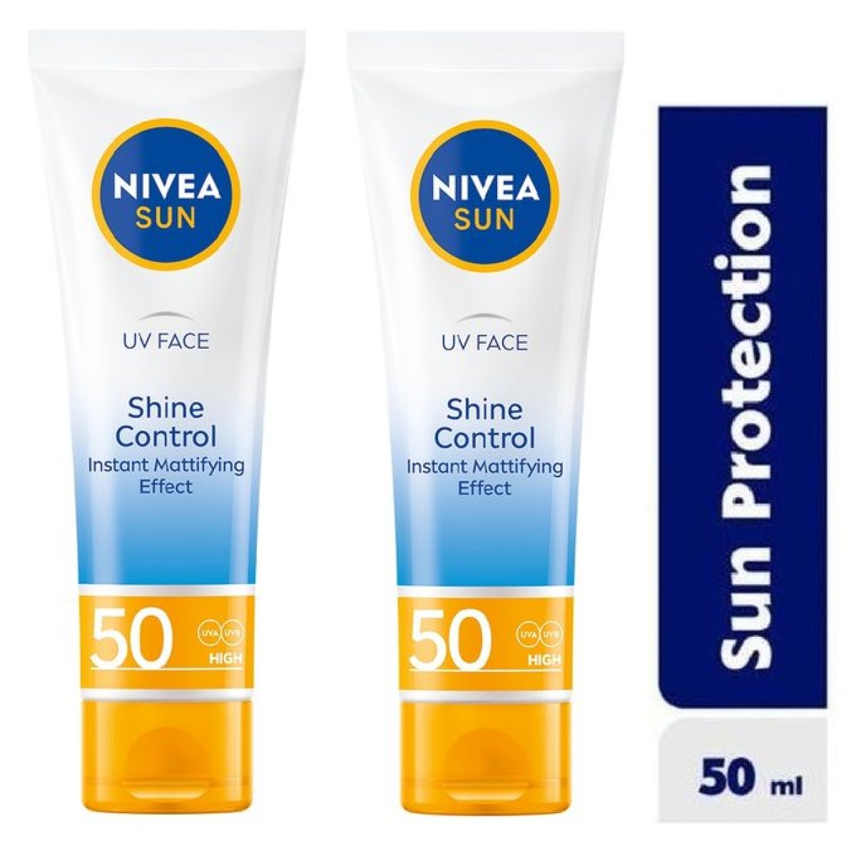 NIVEA Sun UV Sunscreen Face Shine Control Cream SPF 50 - 50ml
